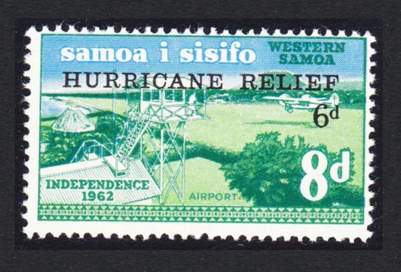 Samoa Hurricane Relief 1v overprint SG#273 SC#B1