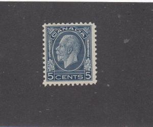 CANADA LOT# 199 VF-MNH 5cts DARK BLUE KGV MEDALLION CAT VALUE $32