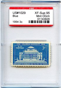 US SCOTT #1029 MINT-XF-SUP-OG-NH GRADED 95 PSE ENCAPSULATED SMQ $25 (8/14/24 GP)