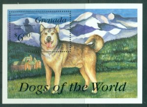 Grenada 1993 Dogs of the World MS MUH
