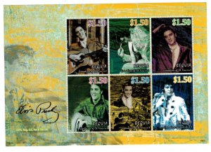 Bequia 2008 - Elvis Presley - Sheet of 6 Stamps - MNH