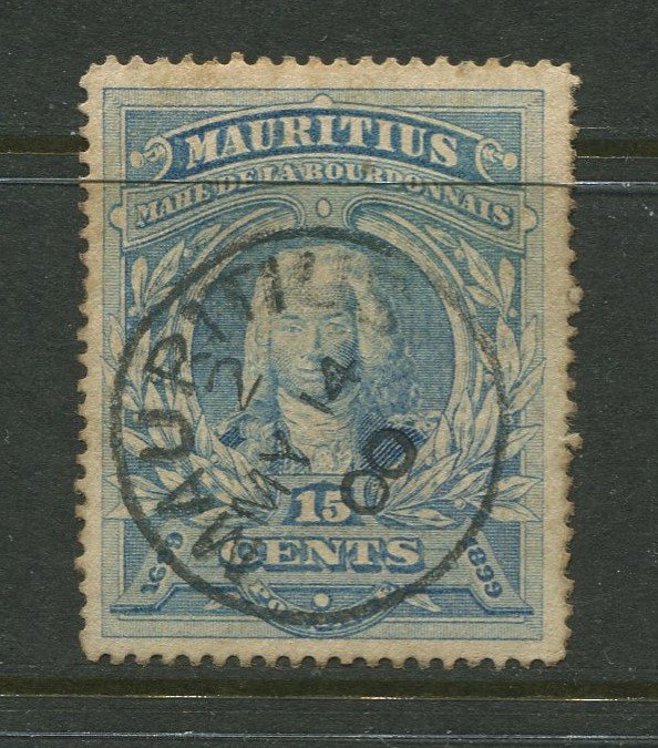 STAMP STATION PERTH Mauritius #115 Admiral Mahe De La Bourdonnais Used  CV$6.00