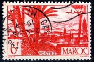 French Morocco 1947: Sc. # 231; Used Single Stamp