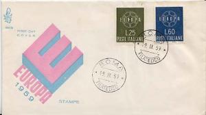 Italy, First Day Cover, Europa