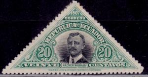 Ecuador, 1908, Archer Harman, 20c, Scott# 178, MH