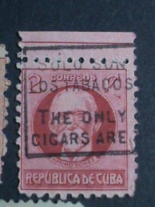 ​CUBA-1917-SC#264//279-13 OVER 100 YEARS OLD CUBA FAMOUS PERSONS USED STAMPS
