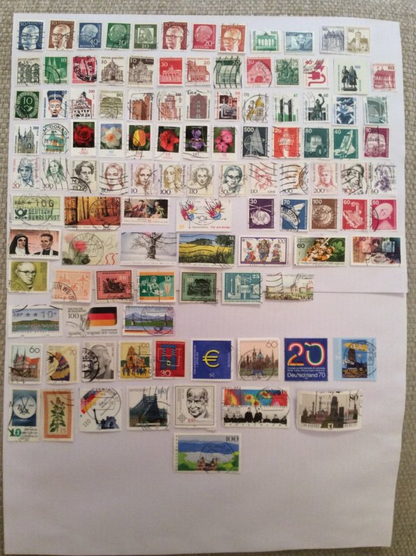German 100+ stamps - Lot Y