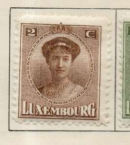 Luxemburg 1921 Early Issue Fine Mint Hinged 2c. NW-191774