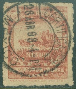 EDW1949SELL : MEXICO 1896-97 Scott #264 VF, Used with neat cancel MEPSI Cat $275