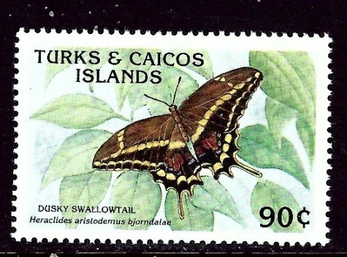 Turks and Caicos 832 MNH 1990 Butterfly    (ap3995)