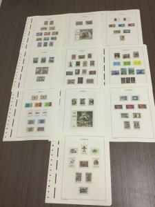 MOMEN: CYPRUS 1969-1973 MINT COLLECTION ON 10 HINGELESS PAGES LOT #225840-6053