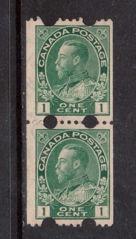 Canada #131iv Rare Used Toronto Experimental Pair **With Certificate**