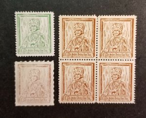 US St Jude Claretian Fathers - Charity Poster Stamp Lot Mint BOB MH OG z1368