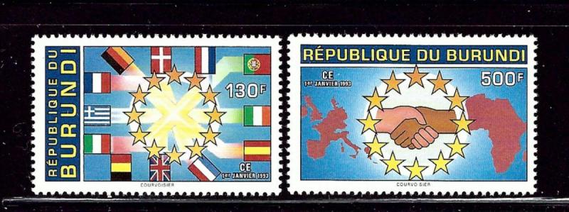 Burundi 698-99 MNH 1993 set