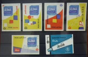 Match Box Labels! hygiene detergent serbia yugoslavia GJ1