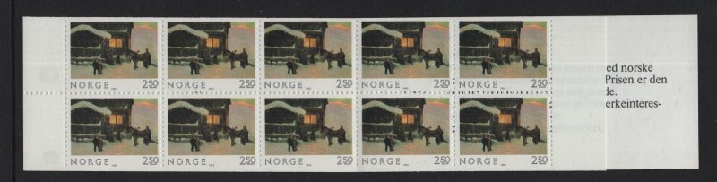 Norway   #832a   MNH  1983  complete booklet Christmas 2.50k