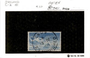 Ireland, Postage Stamp, #C2 Used, 1949 Airmail, Lough Derg (AC)