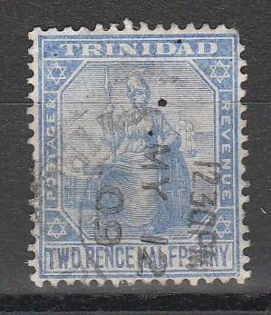 Trinidad #107  F-VF Used  CV $3.75  (A7554)