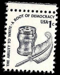 # 1581 MINT NEVER HINGED INKWELL AND QUILL