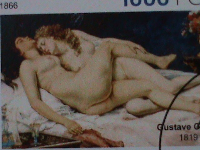 ​CENTRAL AFRICA-2021-FAMOUS NUDE ARTS PAINTINGS-BY FA,MOUS PAINTERS CTO SHEET VF