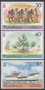 Tuvalu 68-70 MNH High Values CV $4.30