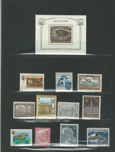 1983 Austria Unused Never Hinged Year Set