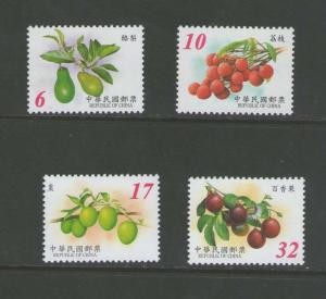 Taiwan Stamp Sc 3408-3409,3410-3411 Taiwan Fruits (3) MNH