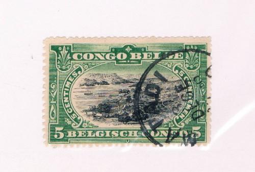 Belgian Congo  #45 Used Port Matadi (B0120)