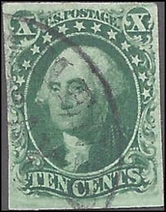 15 Used... SCV $140.00... 4 margins, light cancel... VF/XF