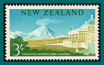 New Zealand 1964 Tongariro National Park, mint #361,SG799