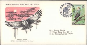 Gambia, Worldwide First Day Cover, Birds