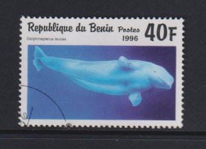Benin   #936 cancelled 1996   marine mammals  40fr