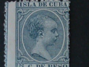 ​CUBA--SC#144 ERROR? KING ALFONSO-MISS PLACE PERF-:MNH VF-LAST ONE 134 YEARS