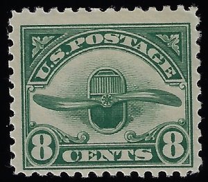 Scott #C4 - $15.00 – F/VF-OG-LH – Warm rich color. Very choice example