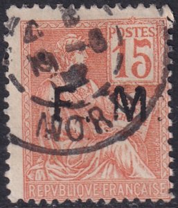 France 1901 Sc M1 military used