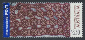 Australia SG 2308  SC# 2158 Used with FD cancel Papunya Art see details & scan