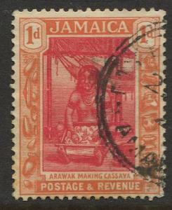 Jamaica -Scott 76 - KGV Pictorial Definitive -1921 - Used - Single 1p Stamp