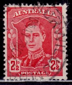Australia, 1942-44, KGVI, 2 1/2p, Scott# 194, used