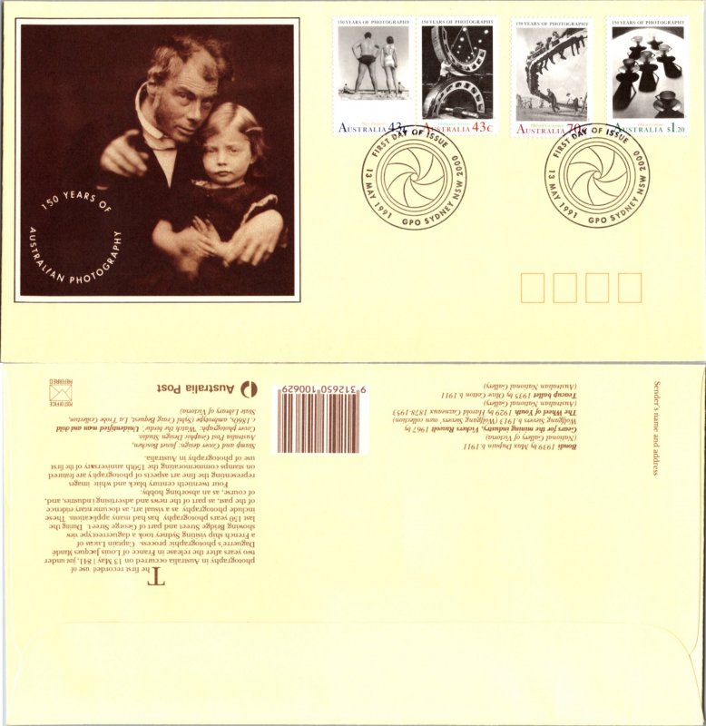 Australia, Worldwide First Day Cover, Art