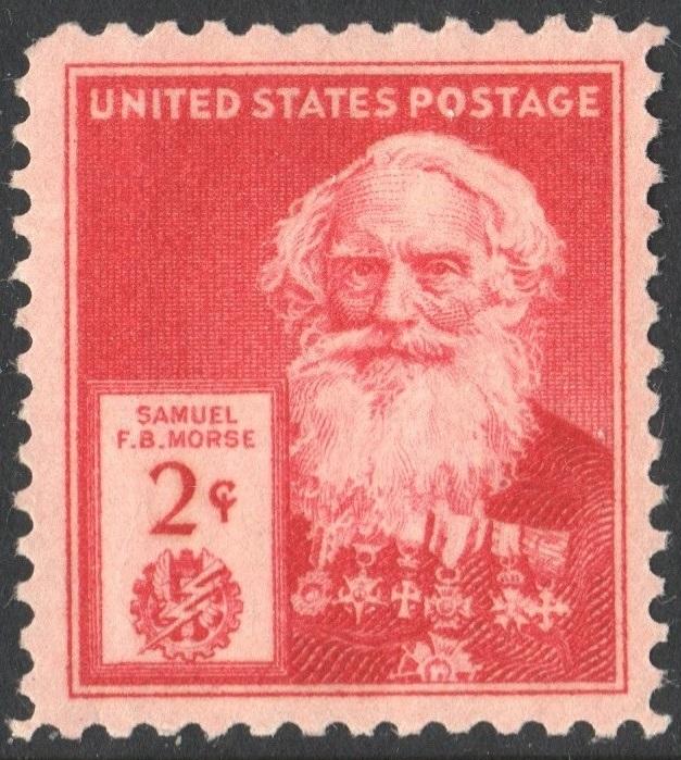 SC#890 2¢ Famous Americans: Samuel Morse Single (1940) MNH