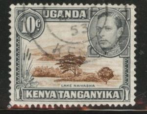 Kenya Uganda and Tanganyika KUT Scott 71 Used perf 13x12.5