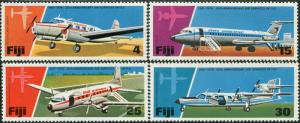 Fiji 1976 SG532-535 Air Services set MLH