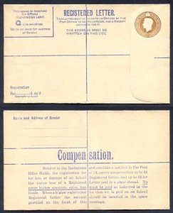 RP59 KGVI 5 1/2d Registered Envelope Size G McCorquodale and Co Ltd Under Flap