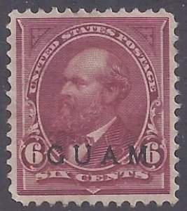 Guam scott #6 Mint Partial gum Hinged VF