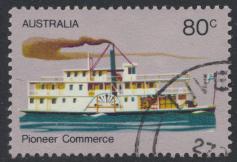 Australia  Sc# 538  Pioneer Life Padde Steamer  Used 