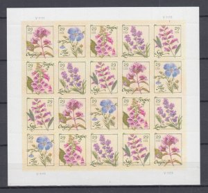 (F) USA #4505-4509 Herbs Full Sheet of 20 stamps MNH