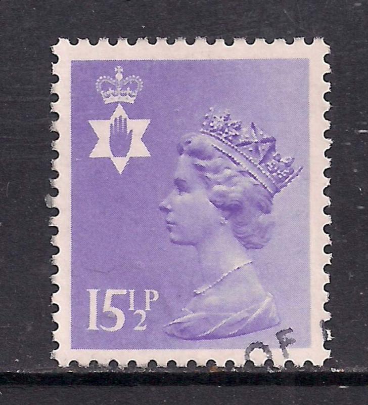 Northern Ireland GB 1982 QE2 15 1/2p Pale Violet Machin SG NI 41 ( G509 )