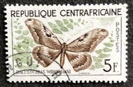 Central African Republic 8 CTO (B)