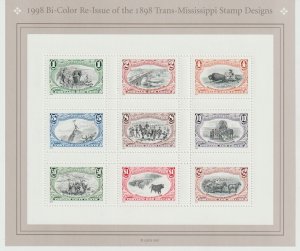 U.S.  Scott# 3209 1998 1898 Trans-Mississippi Stamps MNH S/S #2