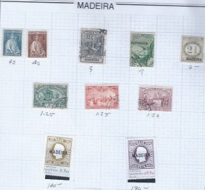 MADEIRA MINT & USED  LOT SCV $344.00 STARTS AT 15% OF CAT VALUE!!